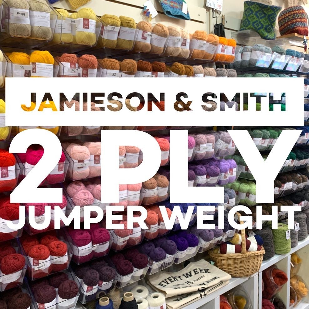 Jamieson & Smith 2 ply Jumper Weight FINGERING | Good Fibrations